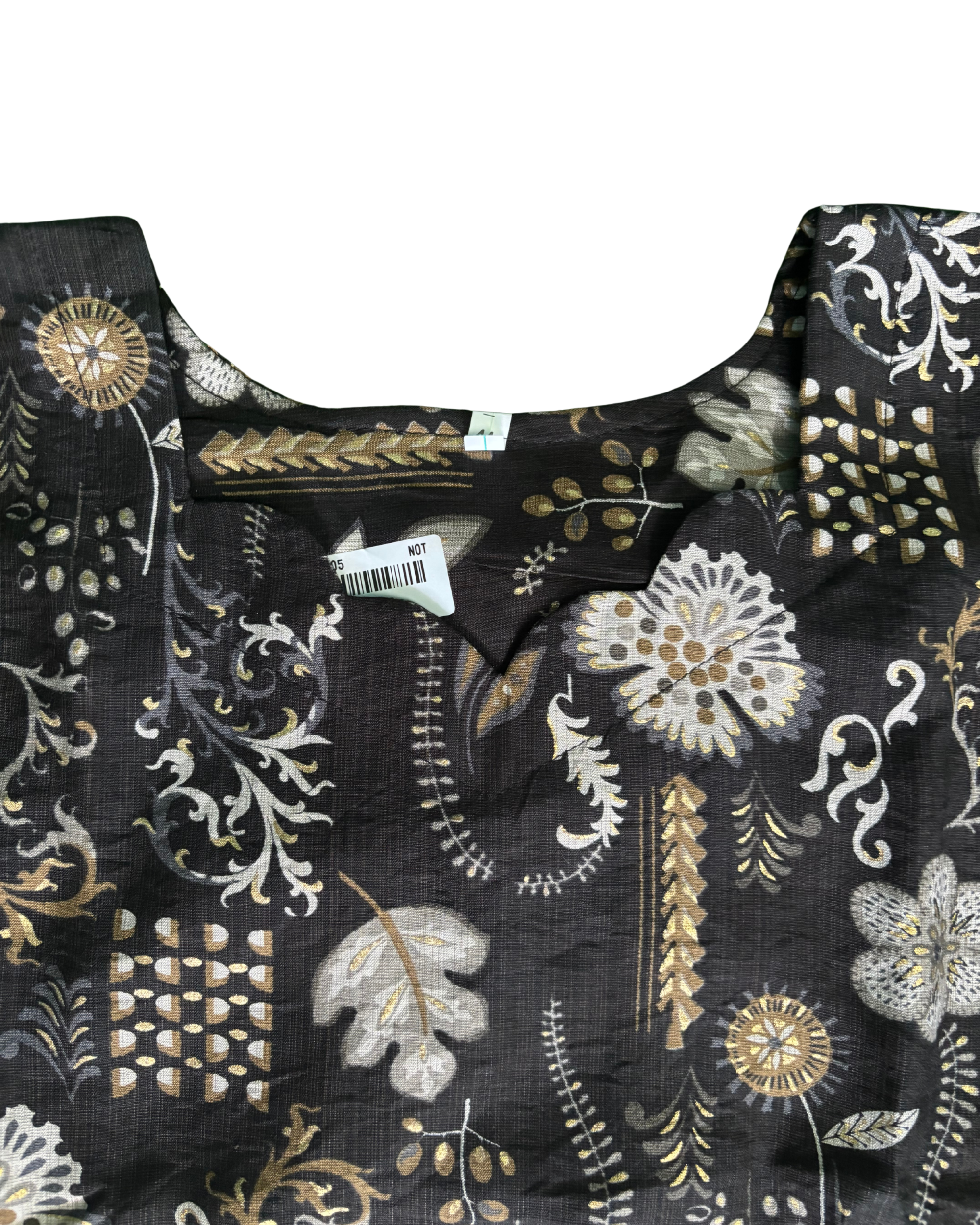 Black Floral Print Sleeveless Maxi Dress